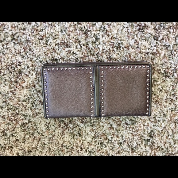 Brighton Handbags - Brighton Pretty Tough Large Wallet, Pewter